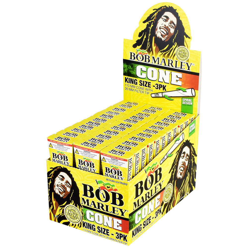 Bob Marley Pre-rolled Hemp Cones 33pcs – Headshop.com