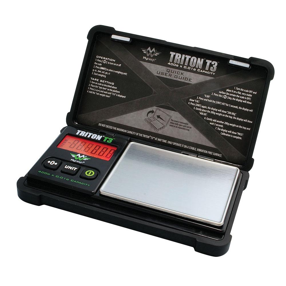 Truweigh Gauge Digital Mini Scale - 100g x 0.01g - Black Pocket Scale