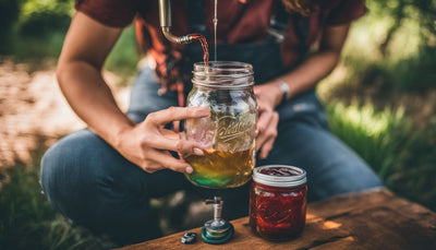 Learn How to Make a Bong out of a Mason Jar - Stay At Home Stoner Tips