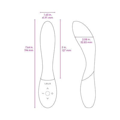 LELO MONA WAVE Rechargeable G-Spot Vibrator Deep Rose