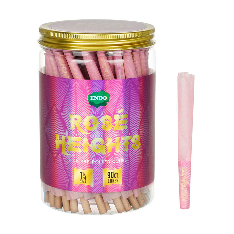 Endo Rose Heights Pink Pre-Rolled Cones - Headshop.com