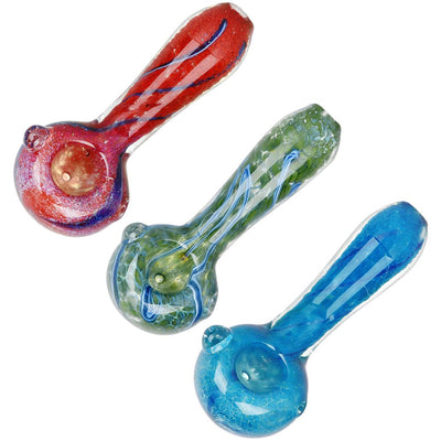 Ethereal Rivulet Spoon Pipe - 3.5" / Colors Vary - Headshop.com