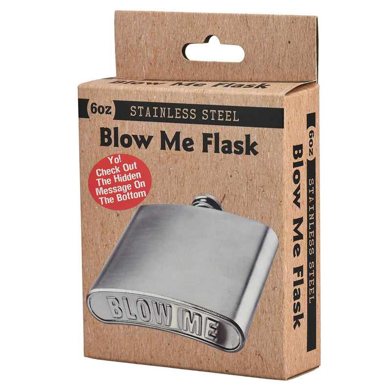 Stainless Steel Flask - 6oz - Headshop.com