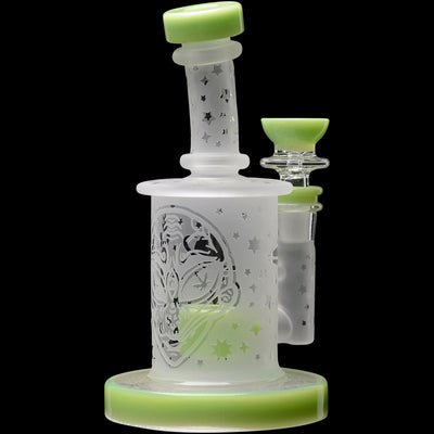 Calibear Sandblasted Flower Of Life Mini Can Bong - Headshop.com