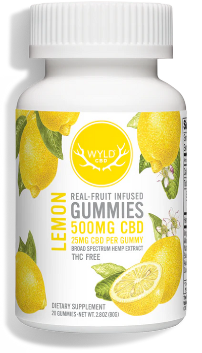 WYLD  CBD Real Fruit Infused CBD Gummies (50MG - 1000MG) - Headshop.com