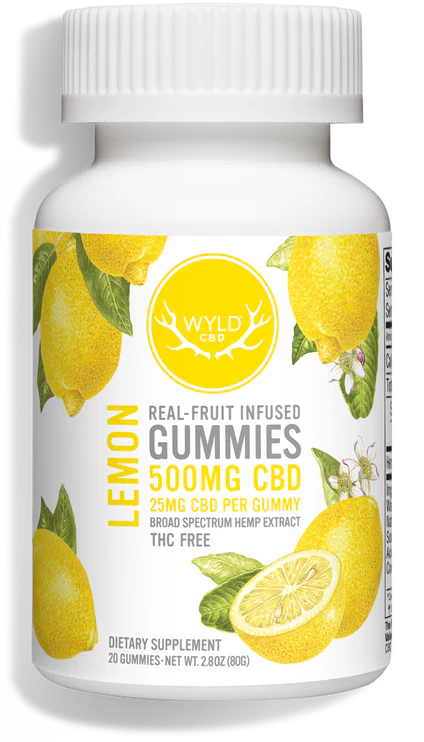 WYLD  CBD Real Fruit Infused CBD Gummies (50MG - 1000MG) - Headshop.com