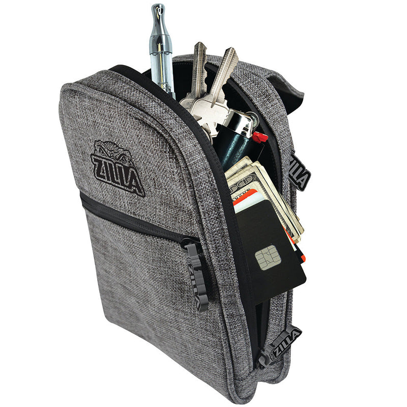 4PC DISPLAY - Smokezilla Smell Proof Sling Bag - 8"x5.5" - Headshop.com