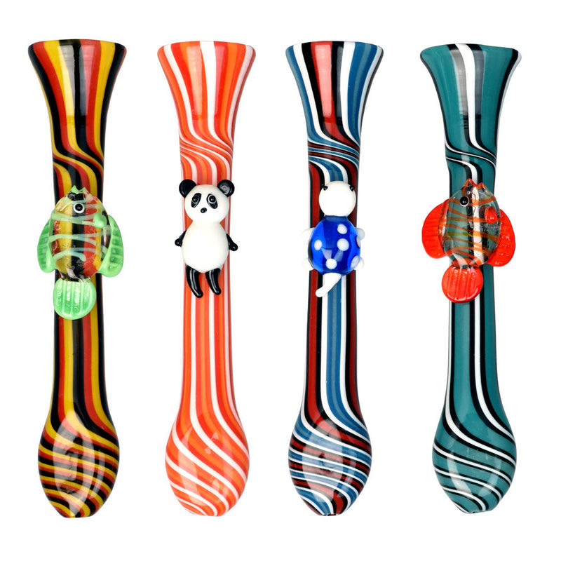 Colorful Taster Bat w/ Animal Accent - 4.5"/Colors Vary - Headshop.com