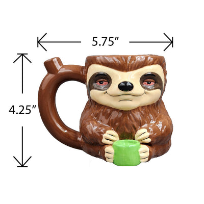 Stoned sloth mug pipe - Headshop.com