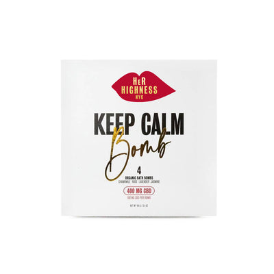 Her Highness Keep Calm Bath Bomb 4 Pack - Headshop.com