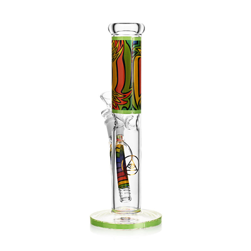 Ritual Smoke - Prism 10" Glass Straight Tube - Lime - Headshop.com