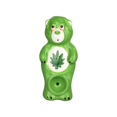 Wacky Bowlz Stoner Bear Ceramic Hand Pipe - 4" - Headshop.com