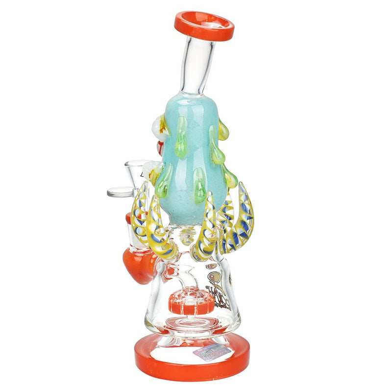 Lookah Glass Evil Eye Water Pipe - 9.75" / 14mm F - Headshop.com