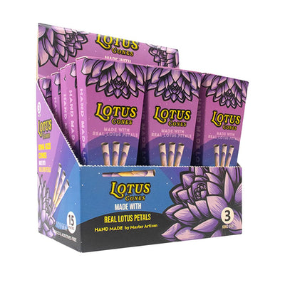 Lotus Cones Lotus Petal Cones | King Size | 3pc | 15pk - Headshop.com