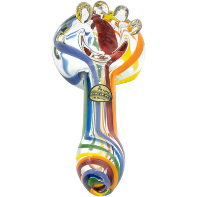 LA Pipes Rainbow Ripper Spoon Pipe - Headshop.com