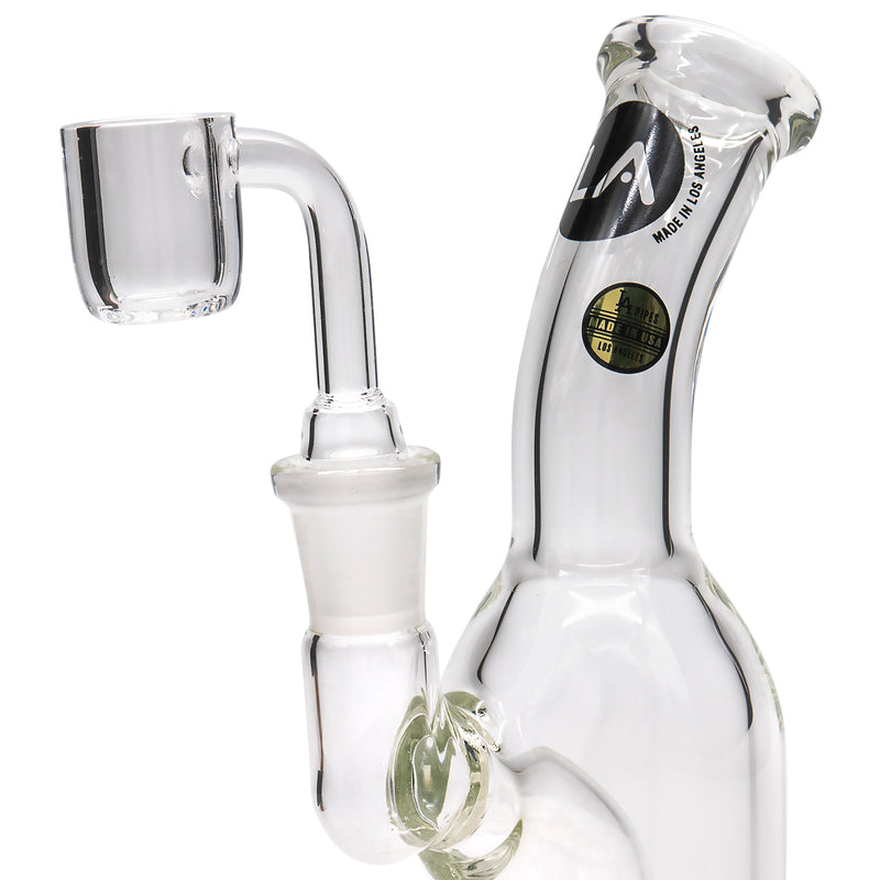 LA Pipes Compact Bent Neck Concentrate Waterpipe - Headshop.com