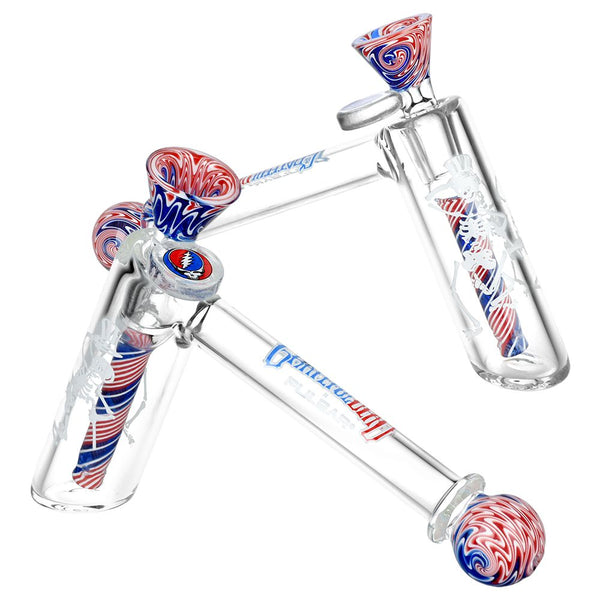 Grateful Dead x Pulsar Wig Wag Hammer Bubbler - 6.25" / 14mm F