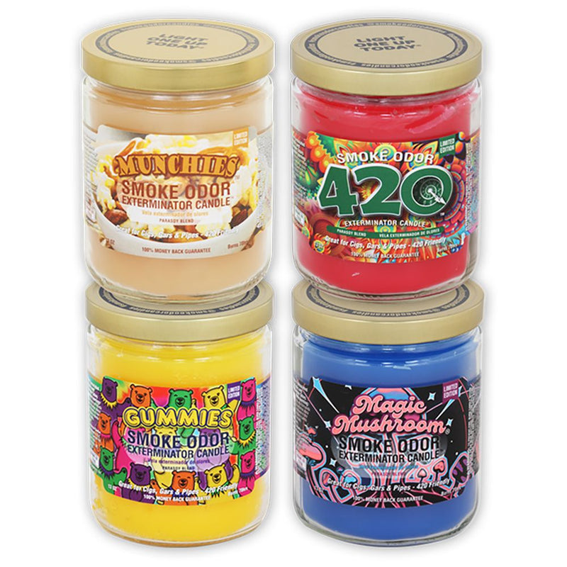 Smoke Odor Exterminator Candles - 13oz 12CT BOX - - Headshop.com