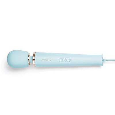 Le Wand Plug-In Vibrating Massager Sky Blue