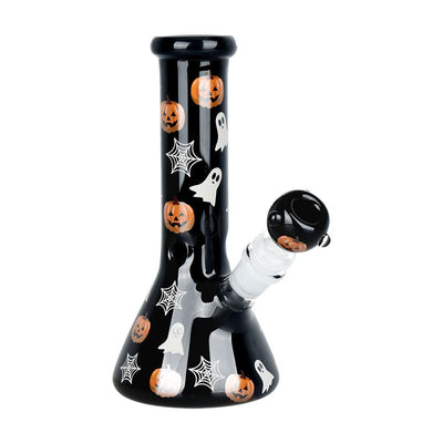 Halloween Decoration Glow Glass Bong - 7.75" / 14mm F - Headshop.com