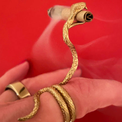 Her Highness Snake in the Grass Joint Holder Ring - Headshop.com