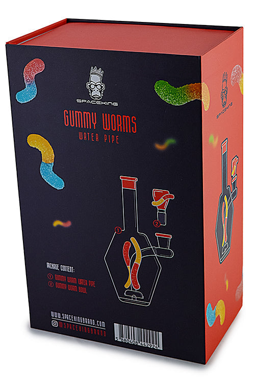 Space King Gummy Worms Water Pipe - Headshop.com