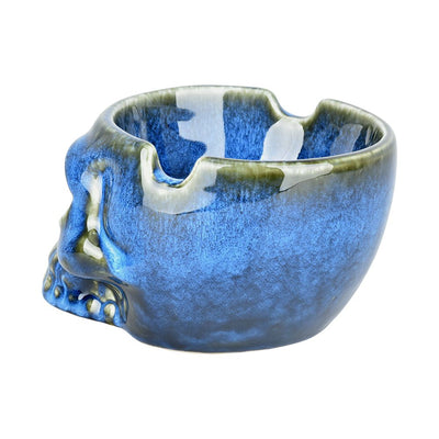 Glazed Skull Ashtray - 4.75" - Headshop.com