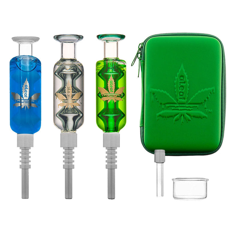 aLeaf Glycerin Dab Straw Travel Kit - 6" / Colors Vary - Headshop.com