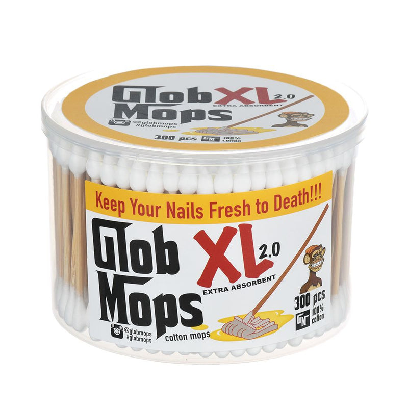 300CT TUB - Glob Mops XL 2.0 Dual Tip Cotton Swabs - Headshop.com