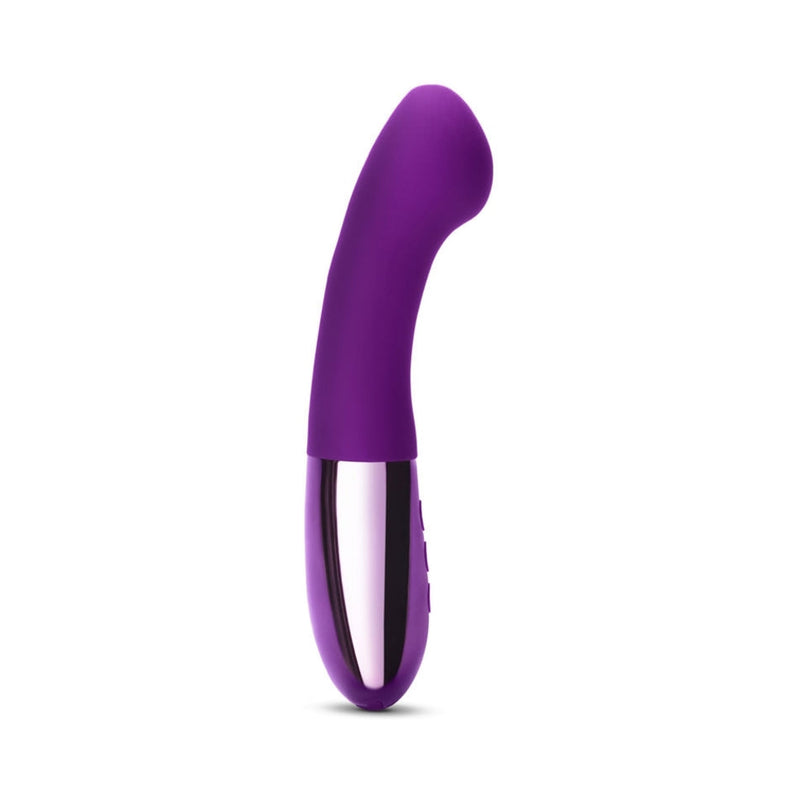 Le Wand Gee Rechargeable Silicone G-Spot Targeting Vibrator Dark Cherry