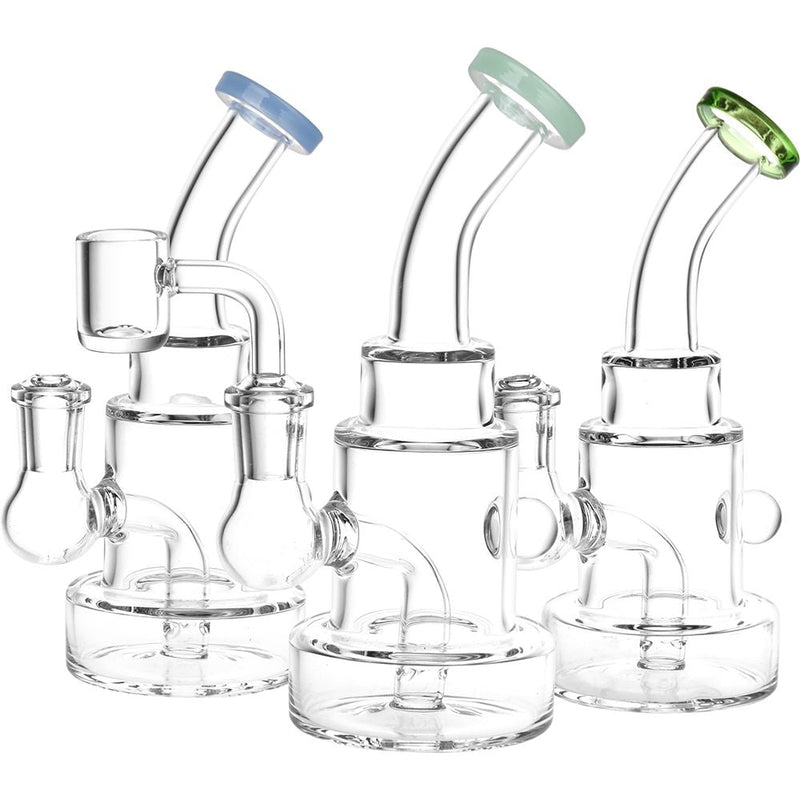 Beauty In Simplicity Glass Dab Rig - 6.25" / 14mm F / Colors Vary - Headshop.com