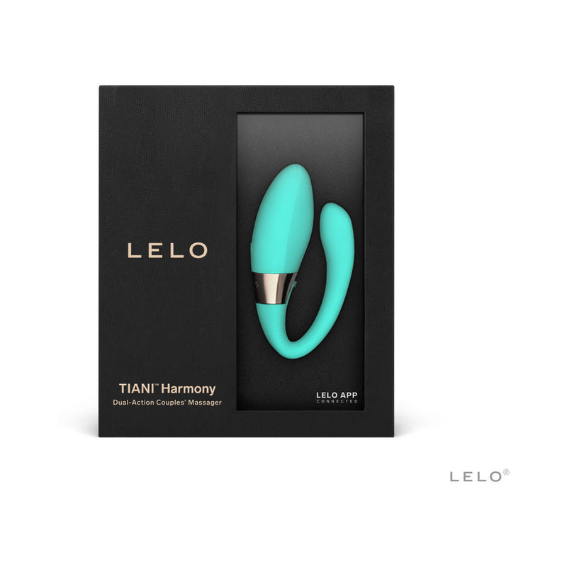 LELO TIANI HARMONY Rechargeable Dual Stimulation Couples Vibrator Aqua