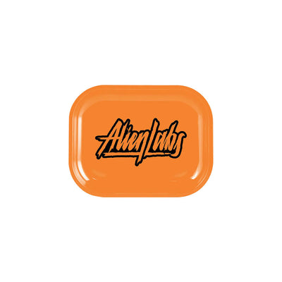 Alien Labs Metal Rolling Tray | Orange Logo - Headshop.com