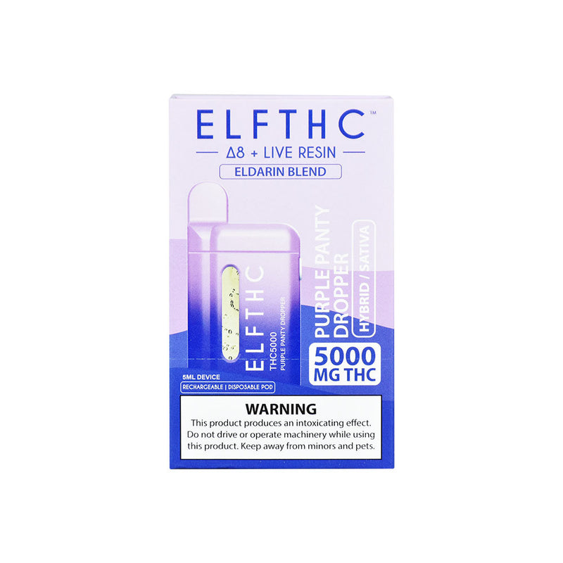 ELFTHC Eldarin Blend D8 + Live Resin Disposable | 5mL | 5pc Display - Headshop.com