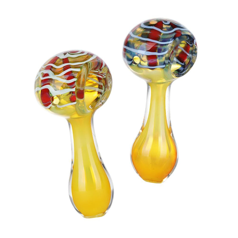 Golden Hour Glass Spoon Pipe - 3"