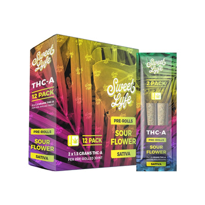 Sweet Lyfe THC-A Joints - 2 Pack Sour Flower (Sativa) - Headshop.com