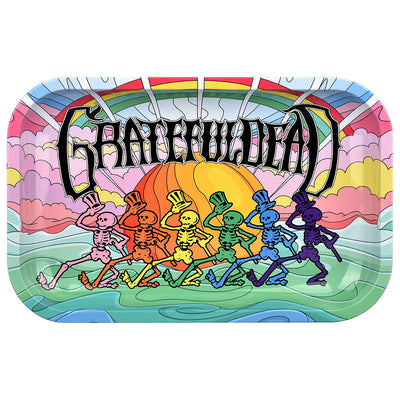 Grateful Dead x Pulsar Rolling Tray Kit | 11"x7" | Under the Rainbow - Headshop.com