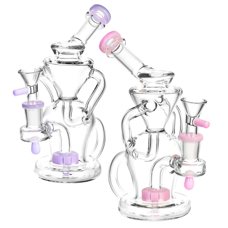 Infinite Cosmos Recycler Water Pipe - 7"/14mm F/Colors Vary - Headshop.com