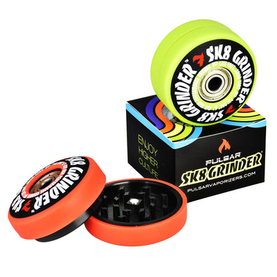 Pulsar SK8 Grinder - 3pc / 2.2" - Headshop.com