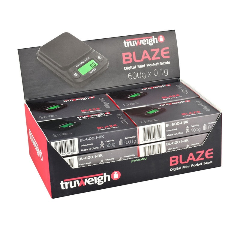 Truweigh BLAZE Digital Mini Scale | 12pc Display - Headshop.com