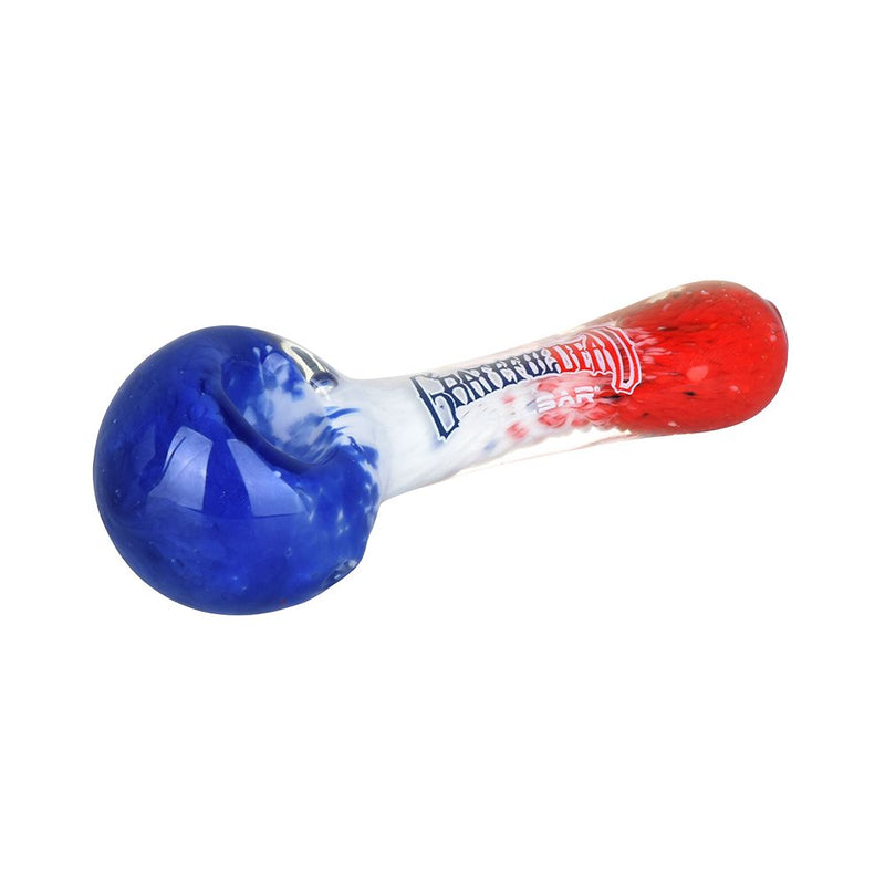 Grateful Dead x Pulsar Grateful Frit Glass Spoon Pipe - 4.5"