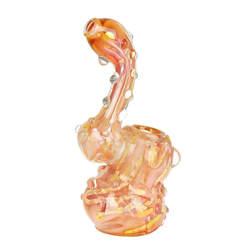 Full Blown Marble Golden Bubbler - 5.75" - Headshop.com