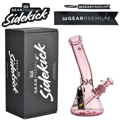 Gear Premium Sidekick Laid Back Glass Beaker Water Pipe | 12"