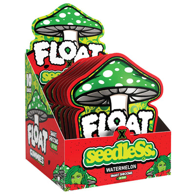 Float D9 Smart Shroom Gummies | 10pc | 100mg | 10pc Display - Headshop.com