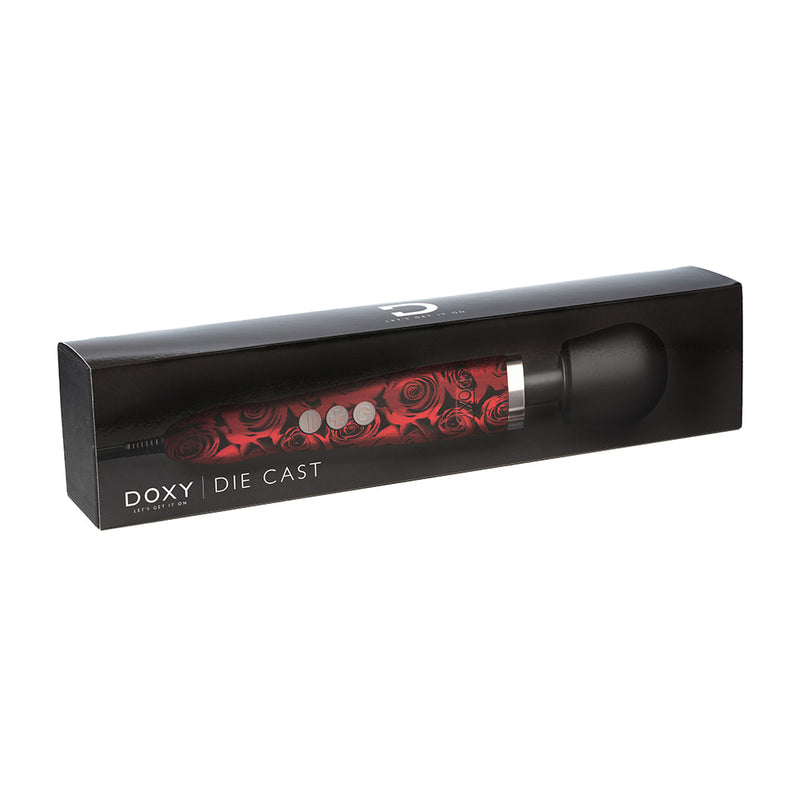 Doxy Die Cast Wand Vibrator Roses