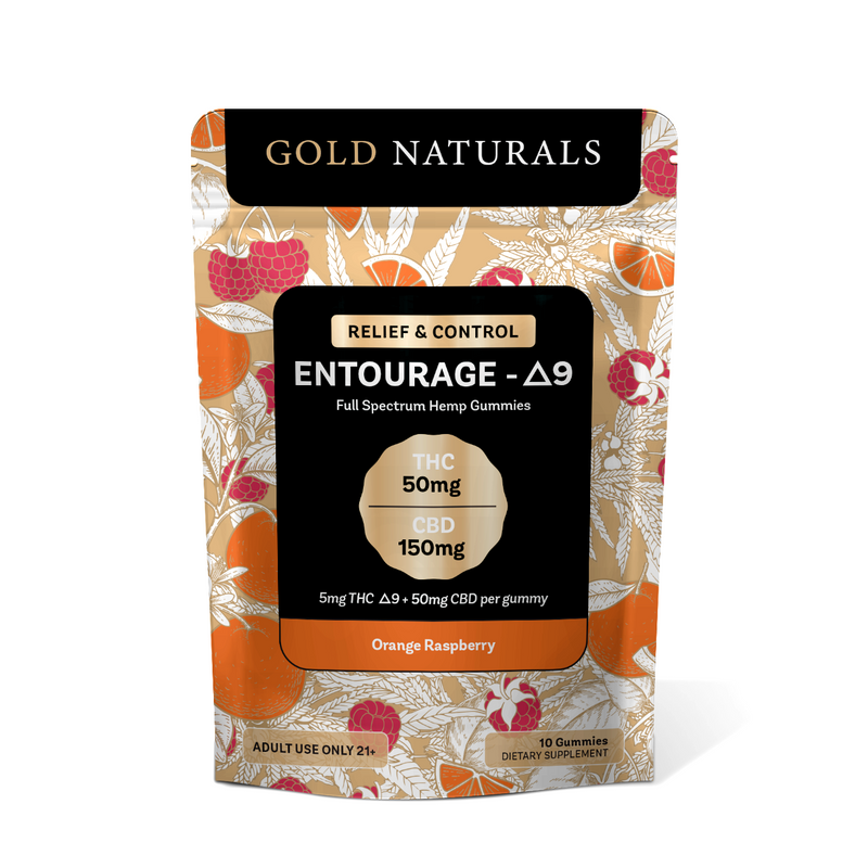 Gold Naturals 5 mg Entourage Δ9 Gummy