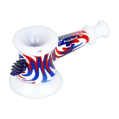 Grateful Dead x Pulsar Bolt Wig Wag Glass Hammer Hand Pipe - 4"