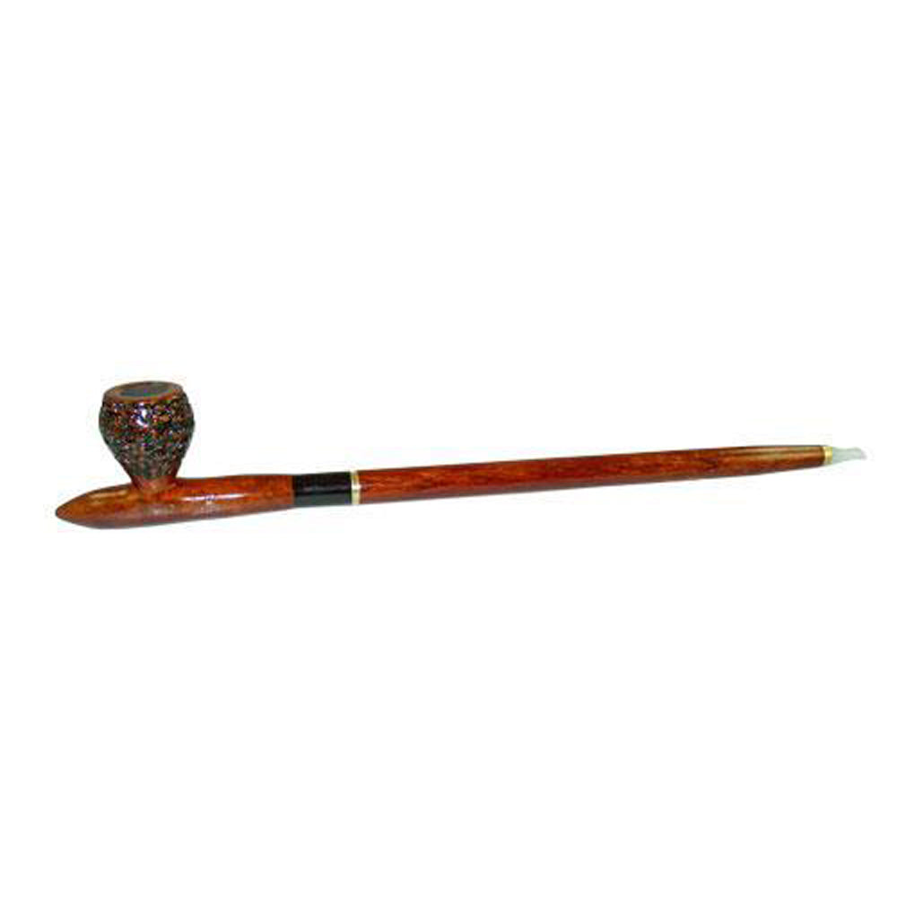 Engraved African Wood & Sassafras Tobacco Pipe – Headshop.com