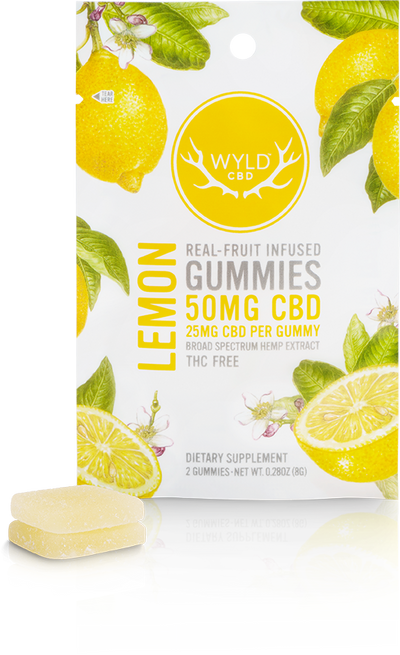 WYLD  CBD Real Fruit Infused CBD Gummies (50MG - 1000MG) - Headshop.com