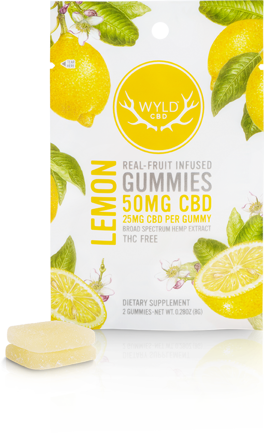 WYLD  CBD Real Fruit Infused CBD Gummies (50MG - 1000MG) - Headshop.com